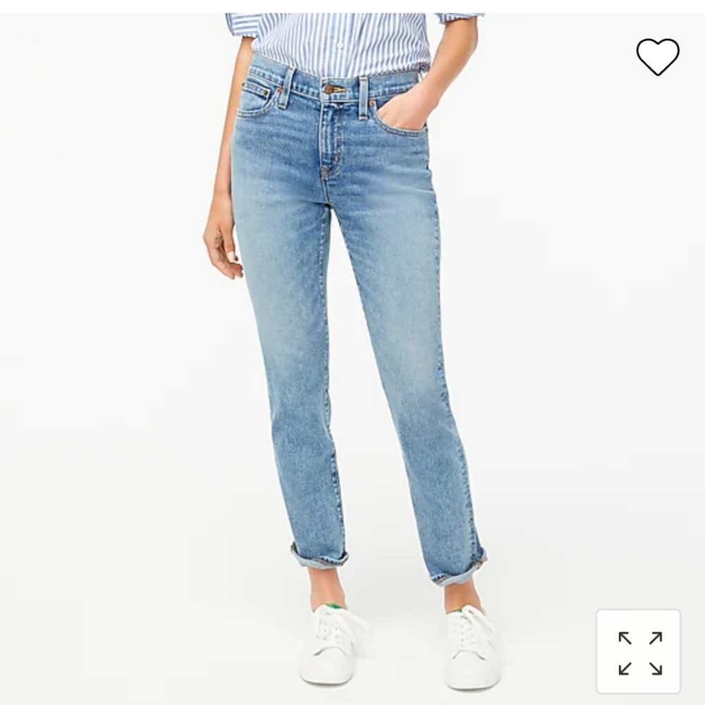 NW/OT J.CREW Slim Boyfriend Jeans